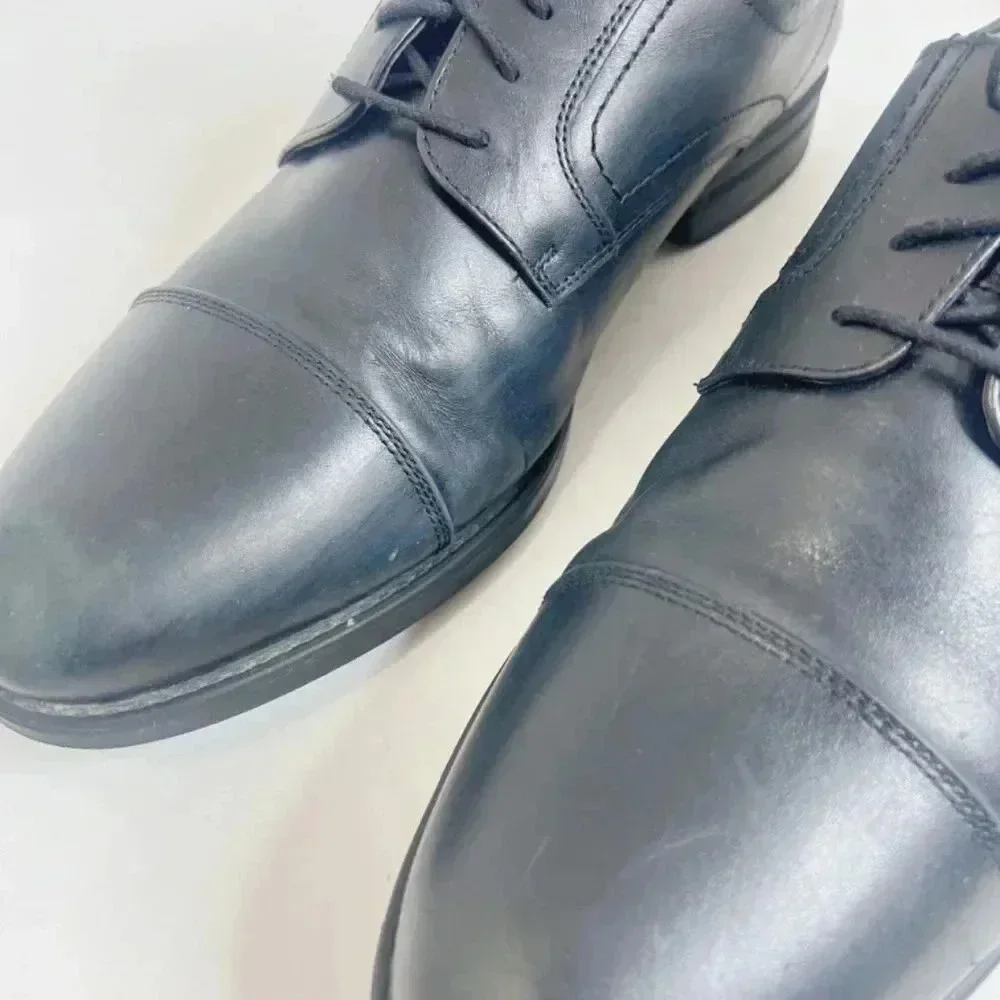 Florsheim Black Cap Toe Midtown Wing Tips Men's Shoes Size 11